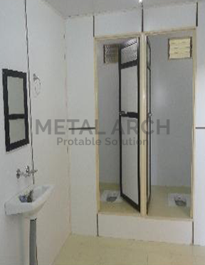 Prefabricated Portable Cabin Metal Arch Porta Cabins